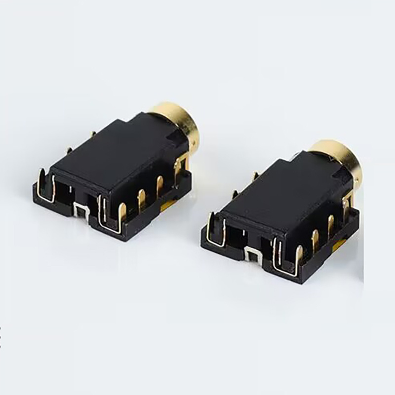 3.5mm headphone audio socket AUDIO JACK with copper head gold-plated socket connector