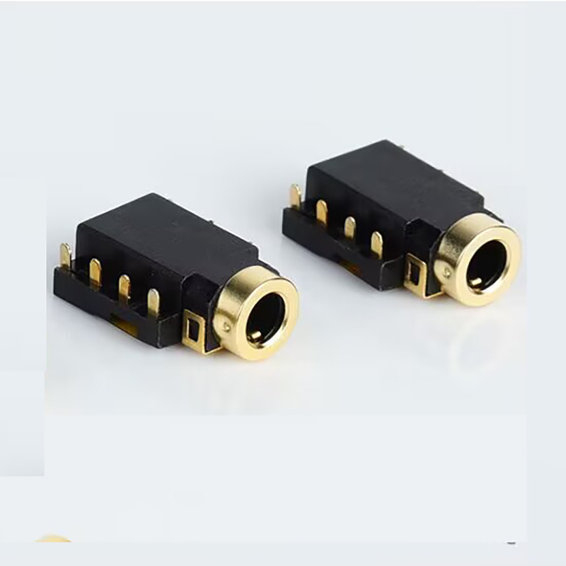 3.5mm headphone audio socket AUDIO JACK with copper head gold-plated socket connector