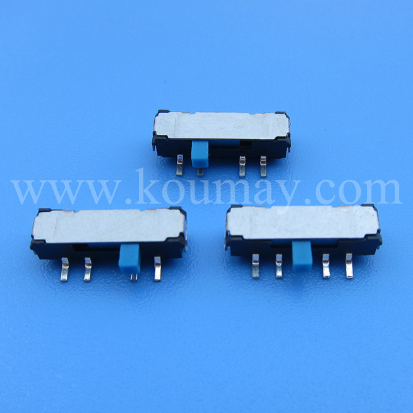 2p3t micro smt smd slide switch 8 pin