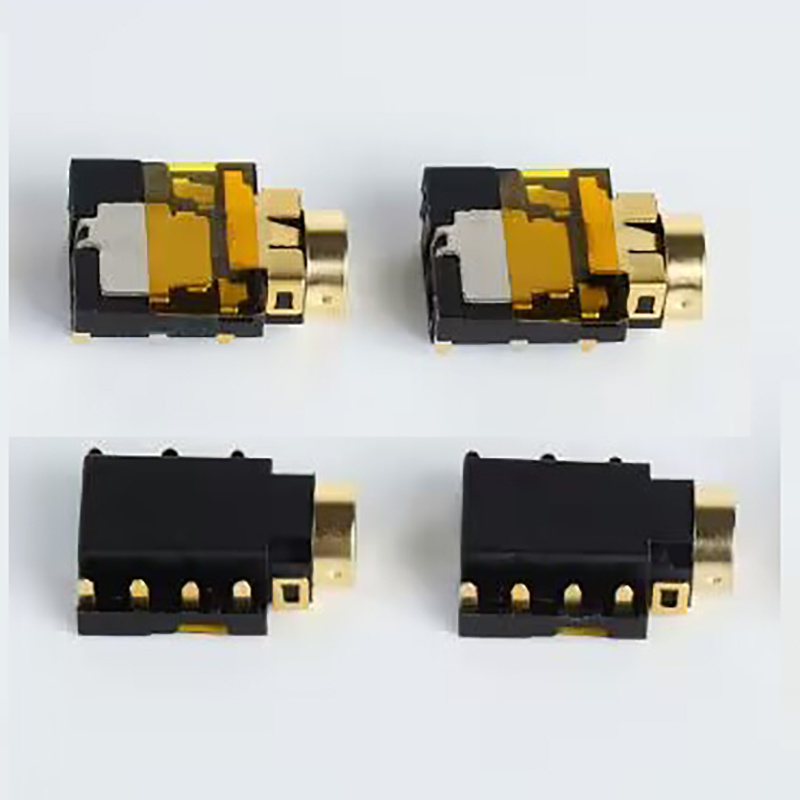 3.5mm headphone audio socket AUDIO JACK with copper head gold-plated socket connector