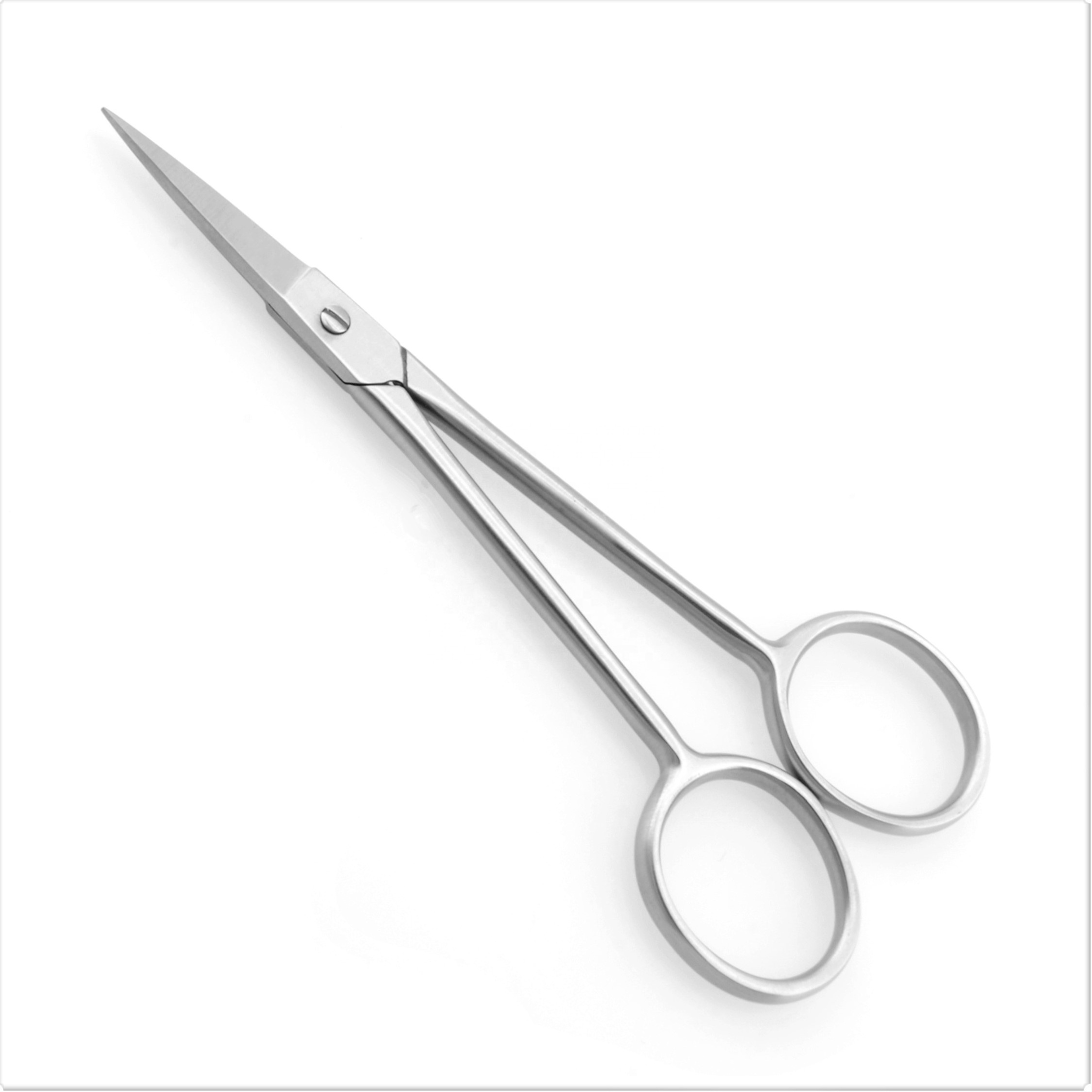 Long Handle Best selling wholesale price cuticle scissors OEM service manicure pedicure scissors Cuticle Fine sharp blades 4.5