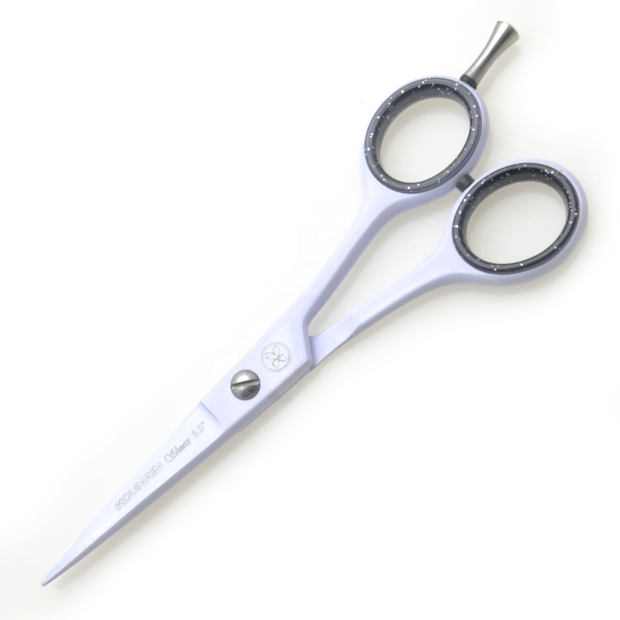 Kounain Shears or Professional Hairdressers Hair Scissors Hair Cutting Salon Shears Razor Edge Sharpness in White Coating 5.5