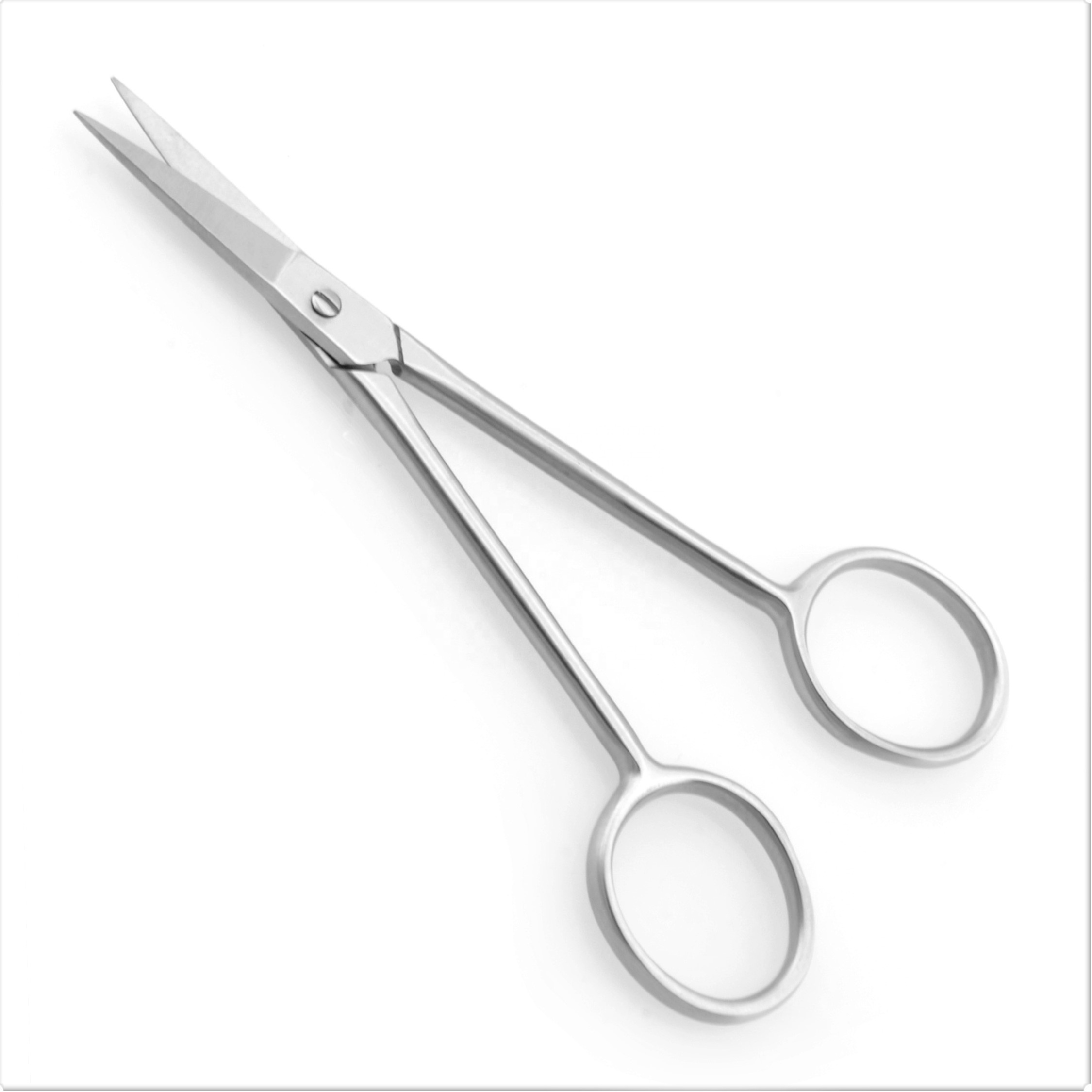 Long Handle Best selling wholesale price cuticle scissors OEM service manicure pedicure scissors Cuticle Fine sharp blades 4.5