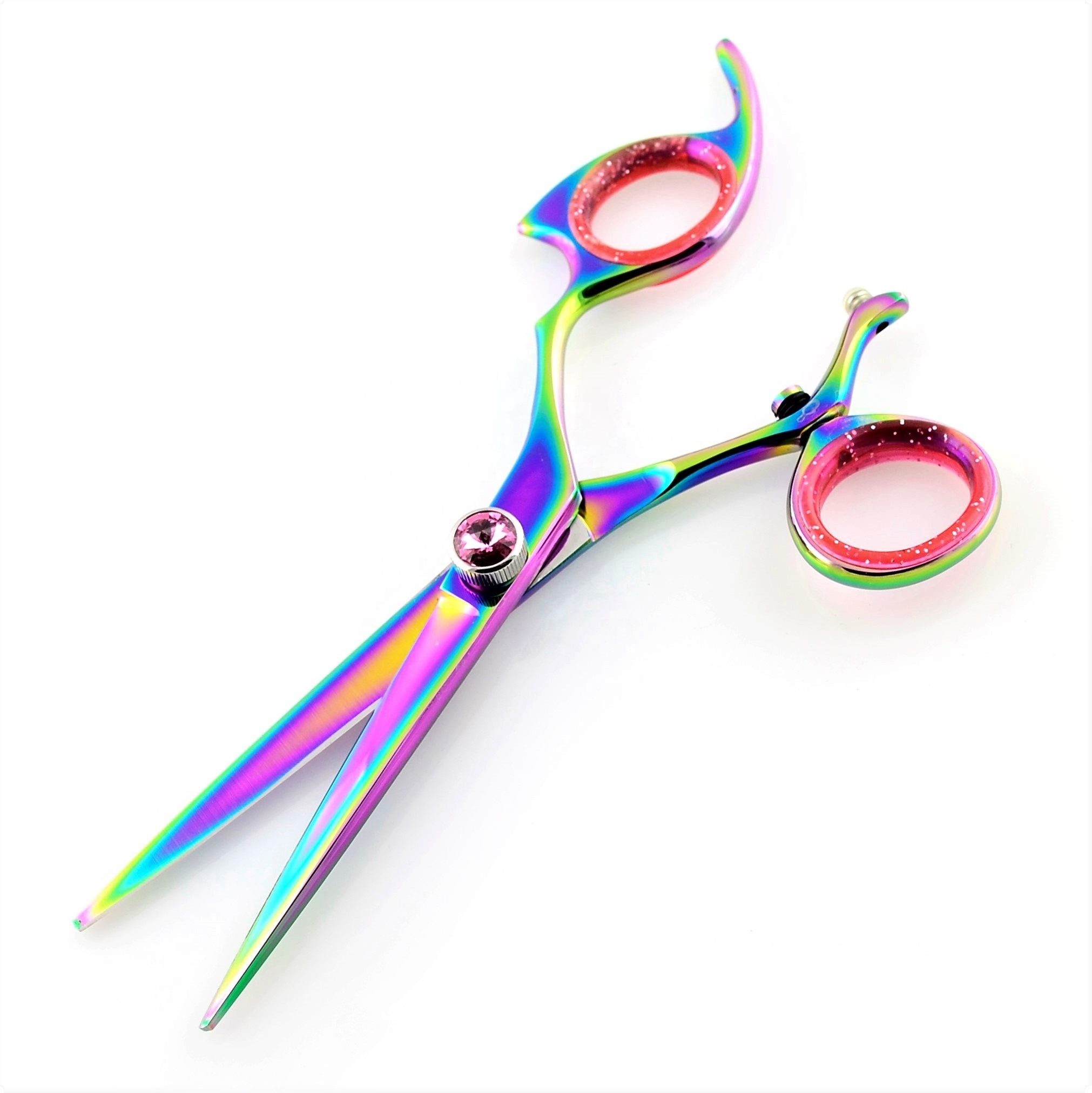 Swivel thumb hair scissors Hair Cutting Shears with customization Razor Sharp blades Multi Plasma Coated Salon Barber Shears