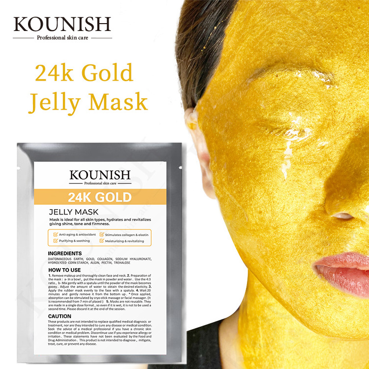 KOUNISH OEM Private Label Hydrojelly Powder Korean Skin Care Peel Off Face Mask Jelly Mask Powder