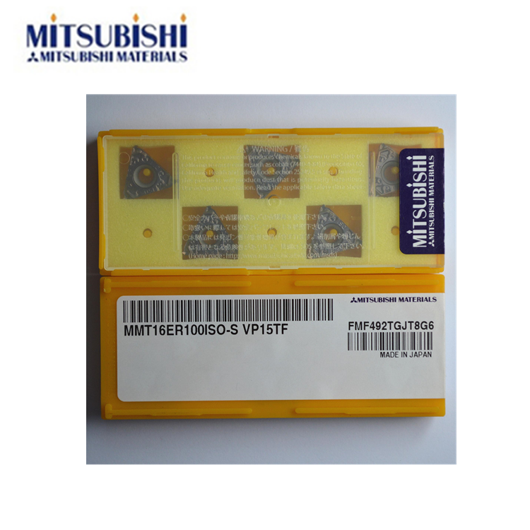 Mitsubishi threading inserts for metal working cutting insert MMT16ER100ISO-S VP15TF