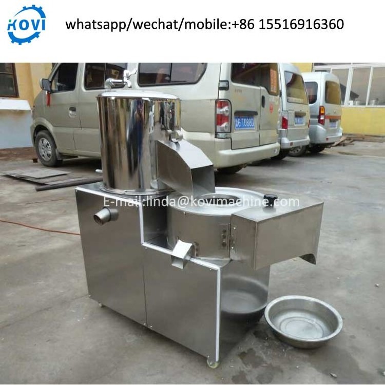 Nepal electric potato peeler potato cutter machine for restaurant