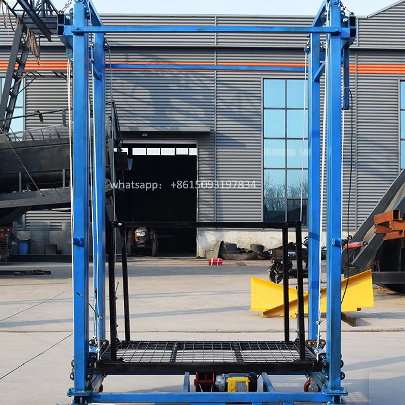 3m 5m 6m 8m electric scaffold lift automatic foldable mobile scaffolding electric lifting platform