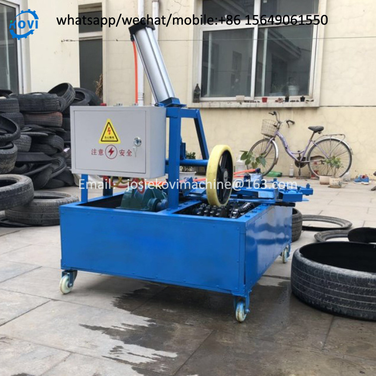 Full automatic tires recycling machine tire side wall cutting machine tire cutter recycle production line