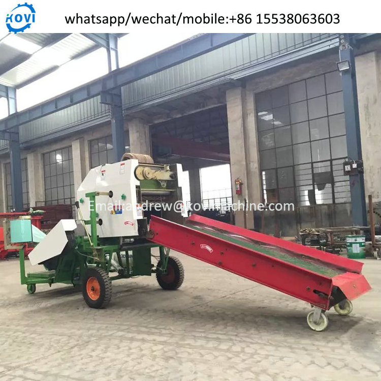 electric mini square hay baler machine pine straw corn silage baler machine for sale