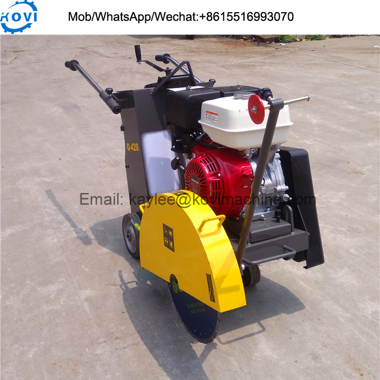 hand push concrete cutting machine saw asphalt groove cutter saws