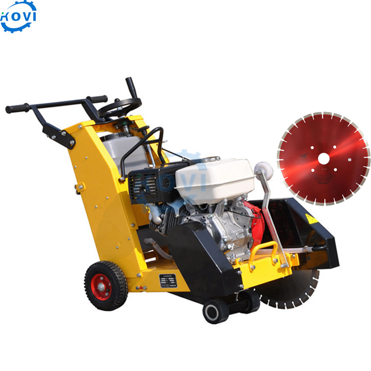 hand push concrete cutting machine saw asphalt groove cutter saws