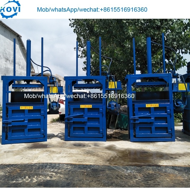 Vertical Hydraulics cardboard crap paper press baling baler machine price