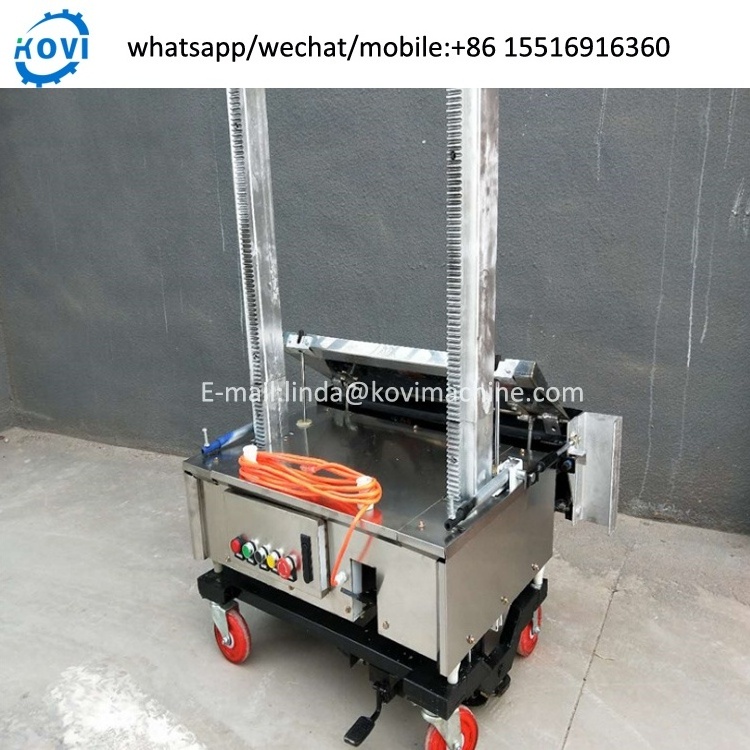 Automatic plastering machine for wall screeding plaster machine