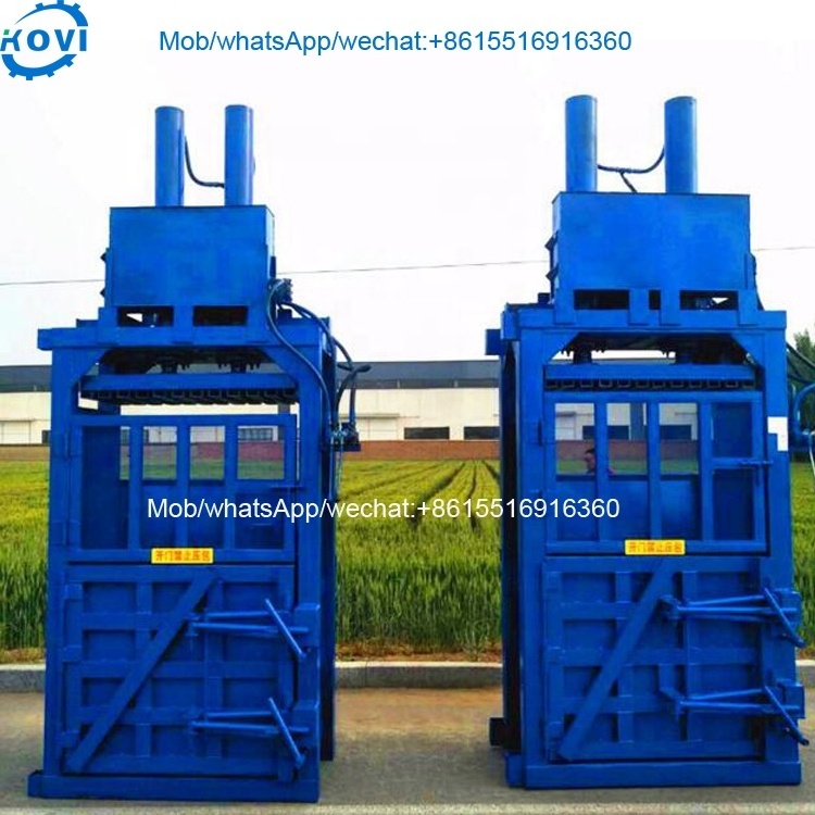 Vertical Hydraulics cardboard crap paper press baling baler machine price