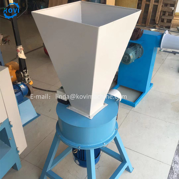 Plastic polyurethane foam shredder sponge crushing machine