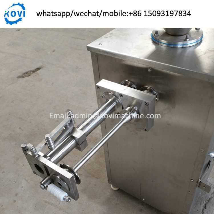 vacuum sausage stuffer hydraulic mince meat filling machine