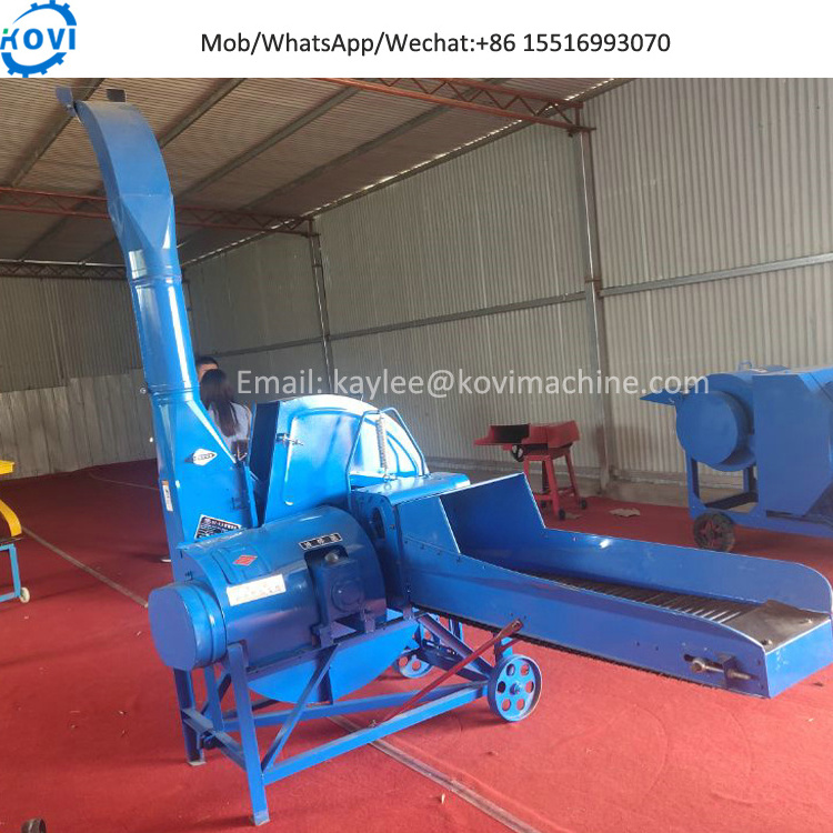 3.5Ton chaff stalk fodder grass cutting machine fodder corn silage grass cutter machine