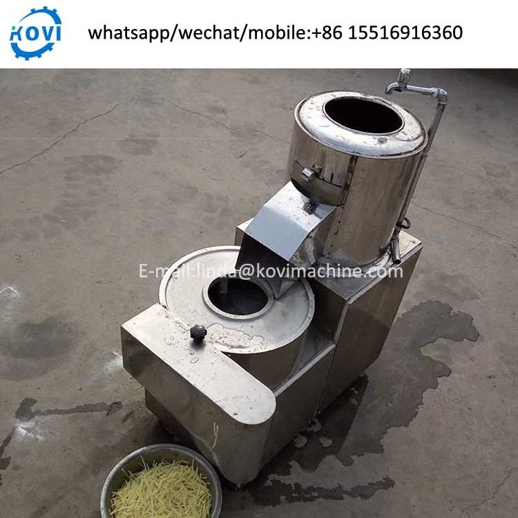 Nepal electric potato peeler potato cutter machine for restaurant