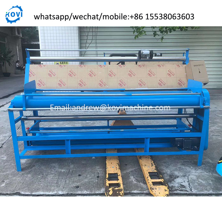 fabric meter counter rolling machine textile finishing cloth rolling winding machine