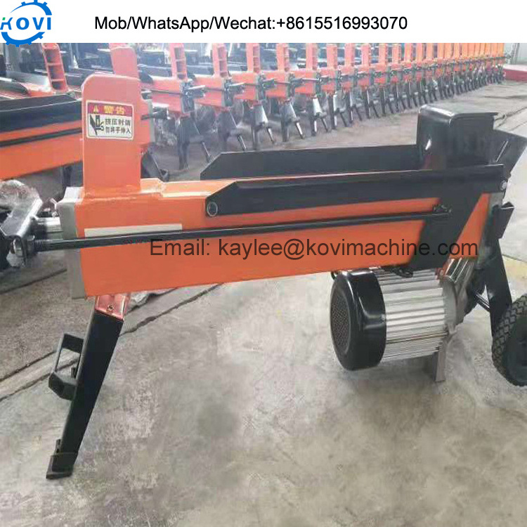 electric super split log splitter for sale 4 ton screw wood log splitting machine