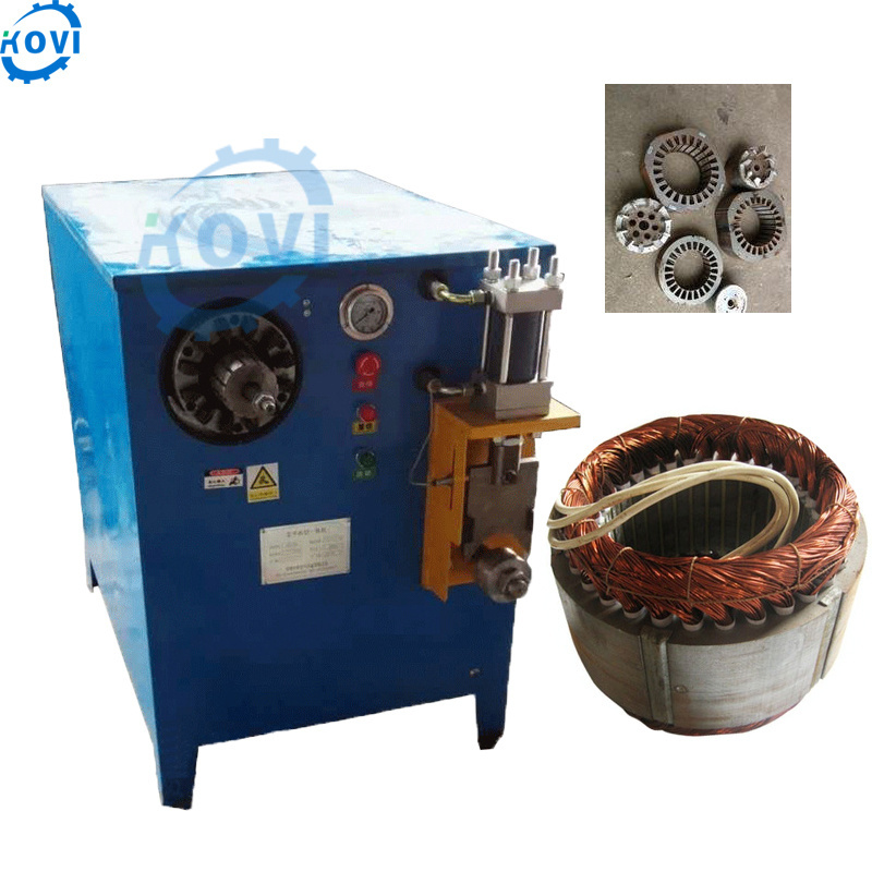 Electric waste winding Motor copper wire recycling cutting machine