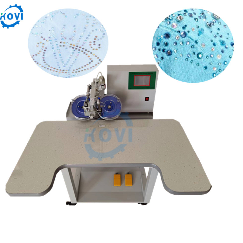 automatic computer rhinestone hotfix diamond setting machine hot fix rhinestone machine for shoes