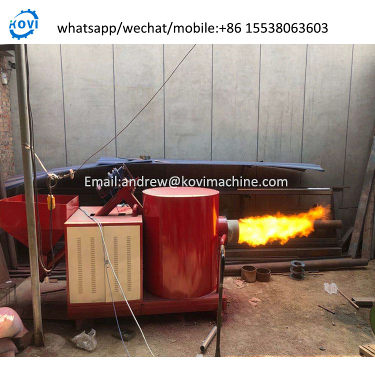 automatic fuel saver wood sawdust pellets biomass burner use biomass boiler and hot air stove biomass pellets burner machine