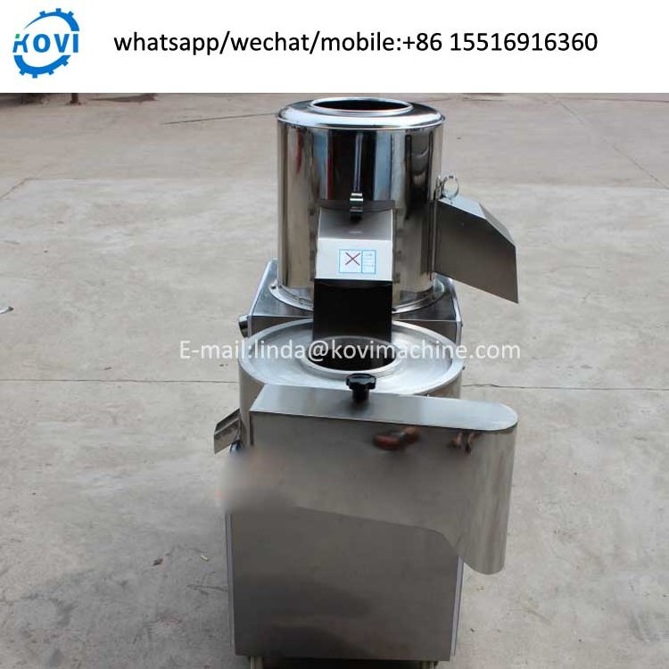 Nepal electric potato peeler potato cutter machine for restaurant