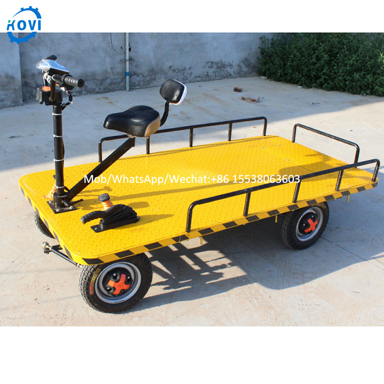 4 wheels platform cargo trolley garden garden cart wagon electric cargo tricycle