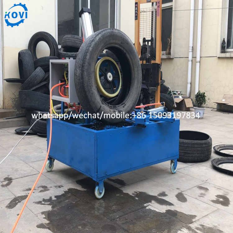 tire sidewall cutter shredder waste tyre recycling machine price