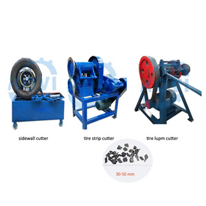 tire sidewall cutter shredder waste tyre recycling machine price