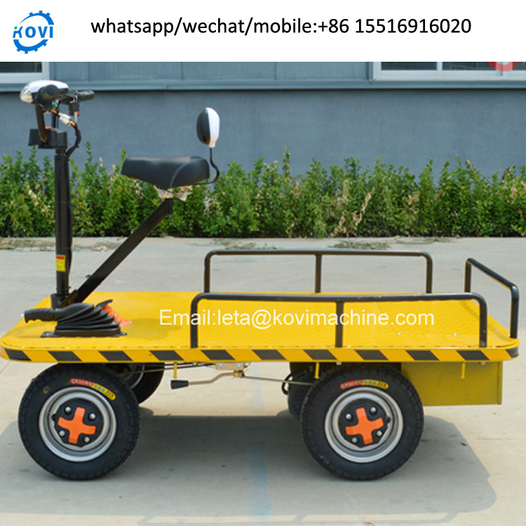 nigeria cargo carrier tricycle platform trolley with rubber wheel