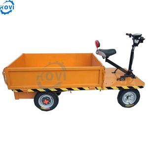 nigeria cargo carrier tricycle platform trolley with rubber wheel