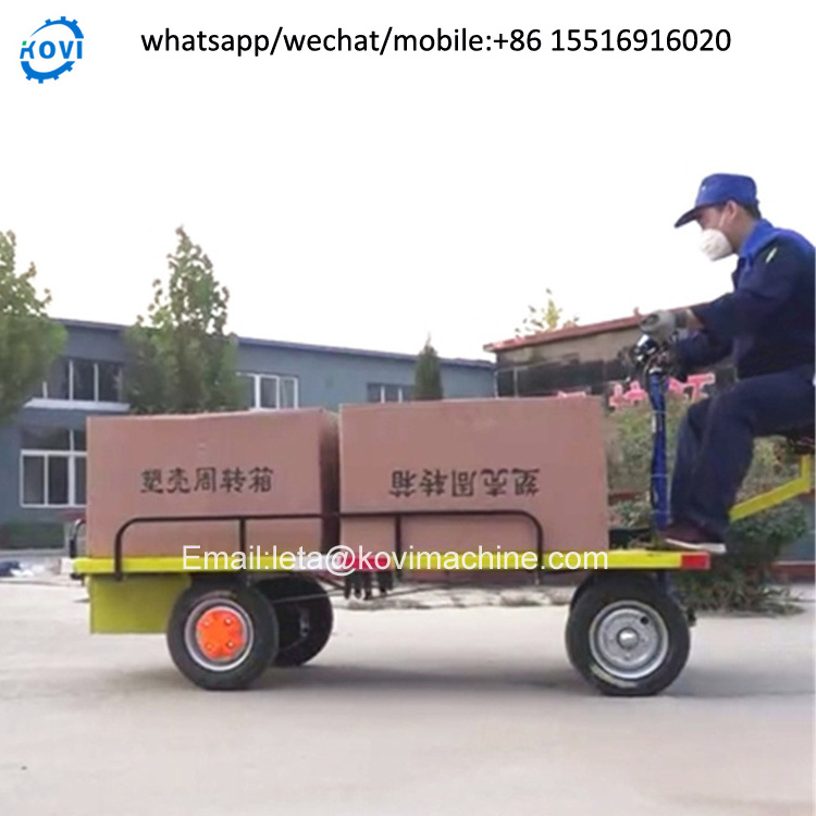 nigeria cargo carrier tricycle platform trolley with rubber wheel