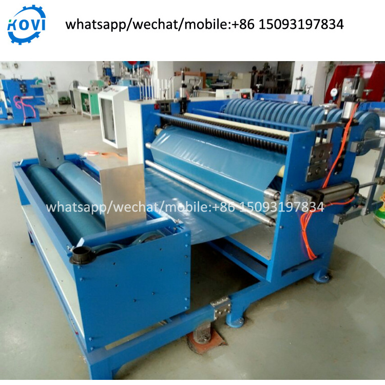 stretch film plastic film slitting and rewinding machine for tape