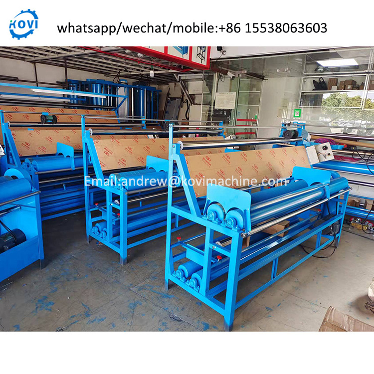 fabric meter counter rolling machine textile finishing cloth rolling winding machine