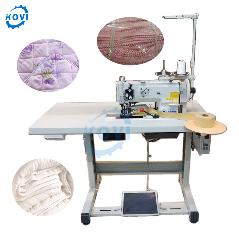 High quality mattress sewing head tape edge closing machine quilt edge smoothing sewer handkerchief edging machine