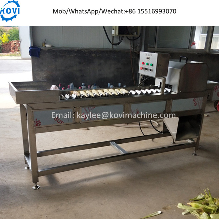 Fresh sweet corn cob cut cutting corn cutter machine for sale