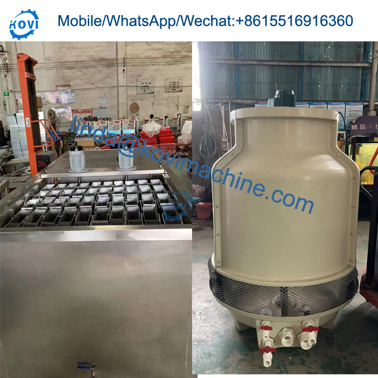 Commercial 5 tons plant ice block maker making machine ice cube making machine