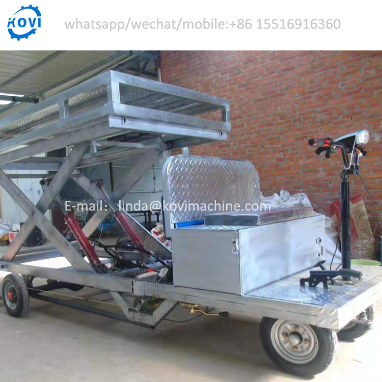 trolley platform folding wagon cart cargo electric tricycle hand trolley