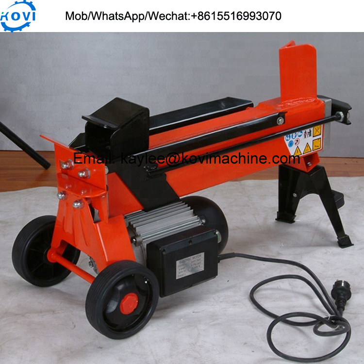 electric super split log splitter for sale 4 ton screw wood log splitting machine