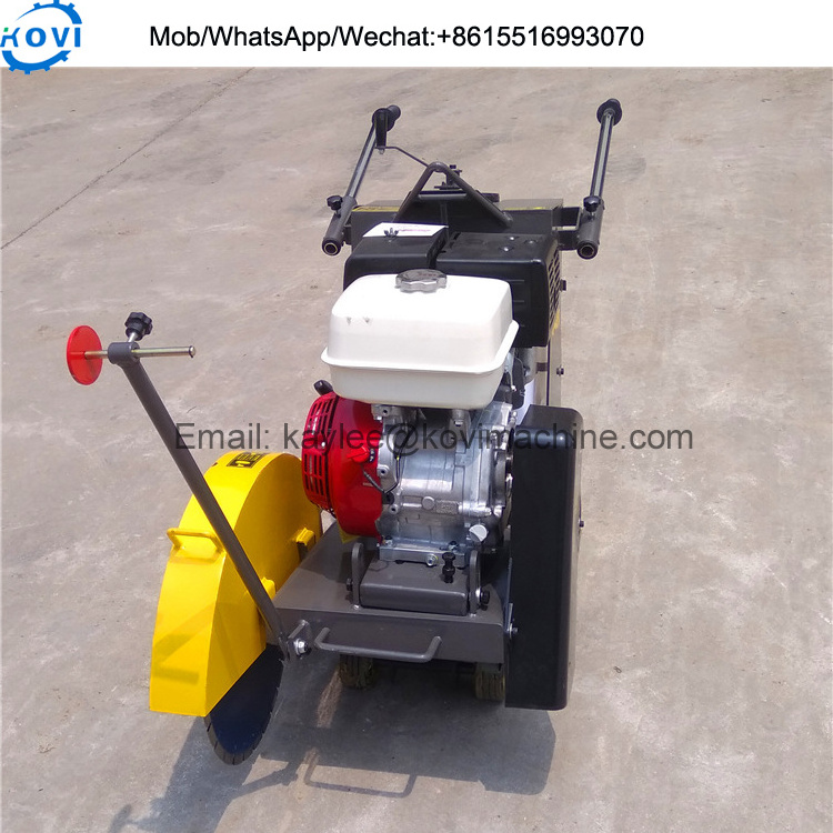 hand push concrete cutting machine saw asphalt groove cutter saws