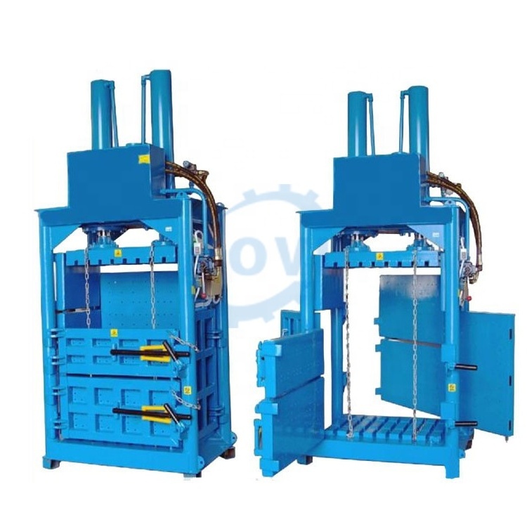 Vertical Hydraulics cardboard crap paper press baling baler machine price