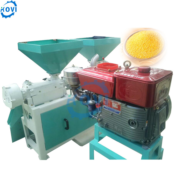 Commercial mazie corn mill grits grinding corn milling machine