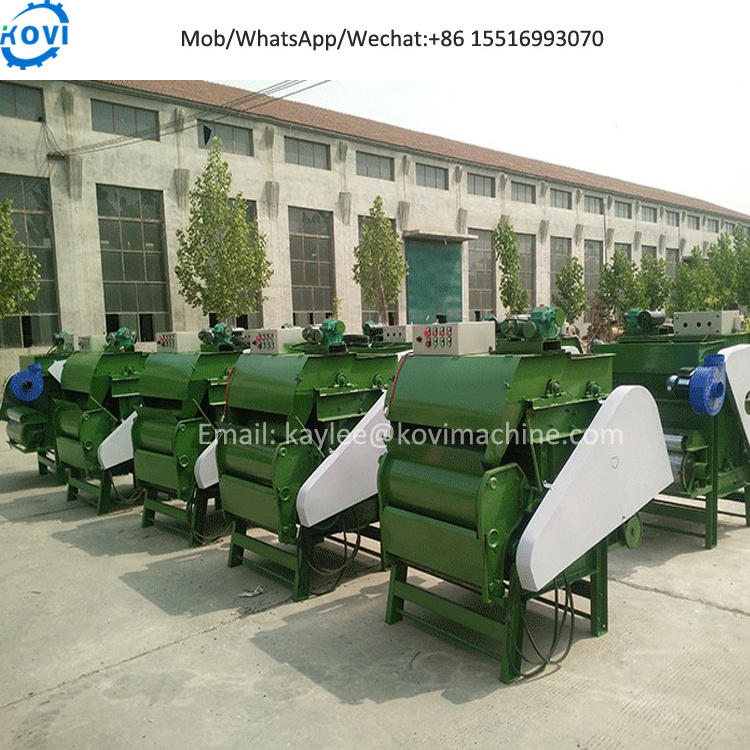 Saw cotton seed separating machine raw cotton ginning machine price