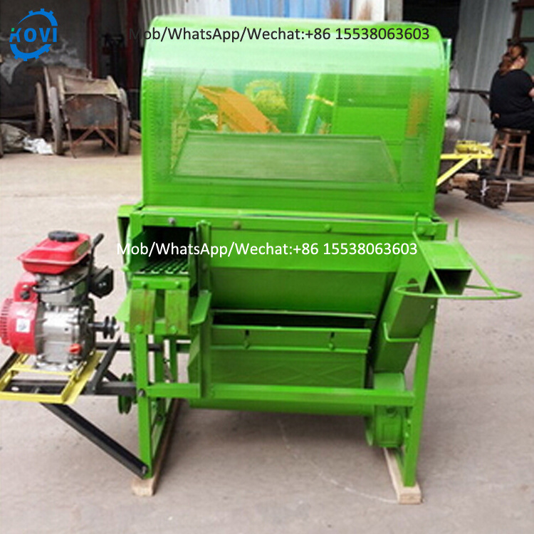 mini small grain rice threshing machine wheat sorghum thresher for sale