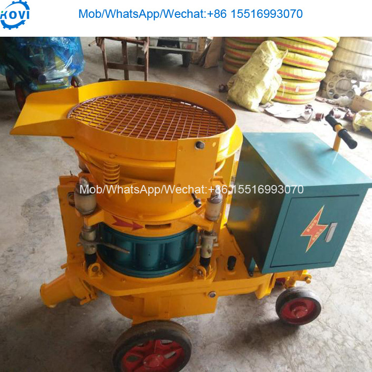 Consumption Electric dry/wet Aliva Mortar Concrete spray gunite Shotcrete Spraying Machine for tunnel price