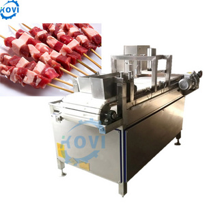 Shish kabob skewer machine manual kebab skewer machine