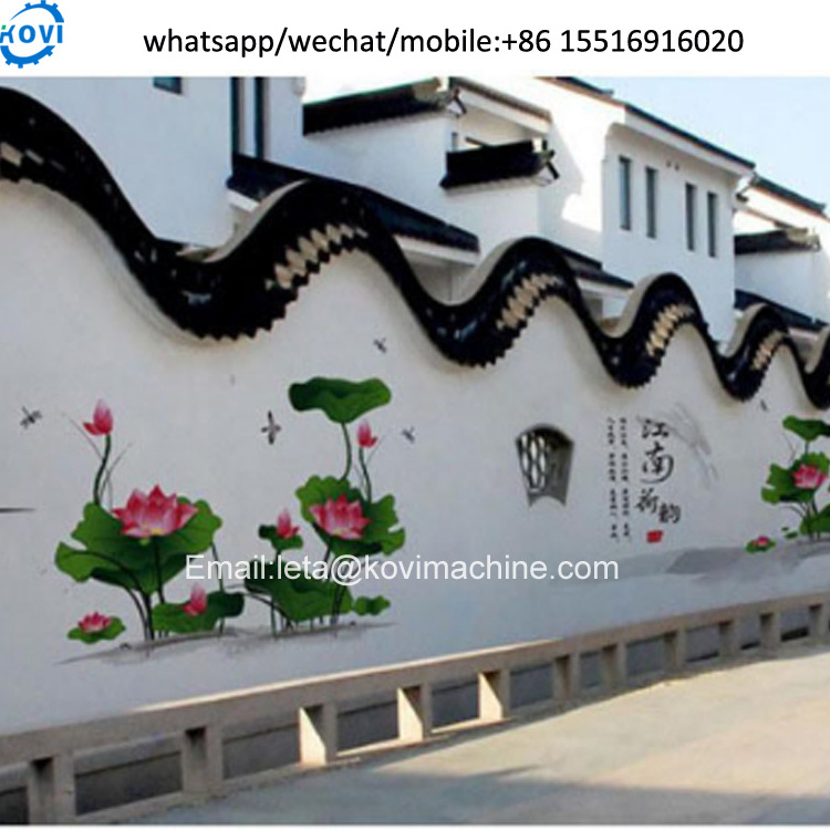 Vertical Wall Painting Machine Outdoor And Indoor Printer For Wall HD Precision 3D TV Background Wall Printer